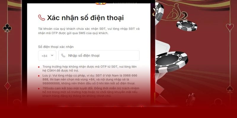Xác minh dữ liệu khi rút tiền